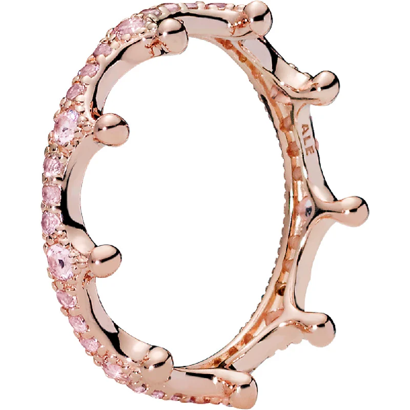 LED - Lit Fashion Rings in Plastic with Color - Changing Effects for a Futuristic LookPandora Rose Pink Enchanted Crown Ring