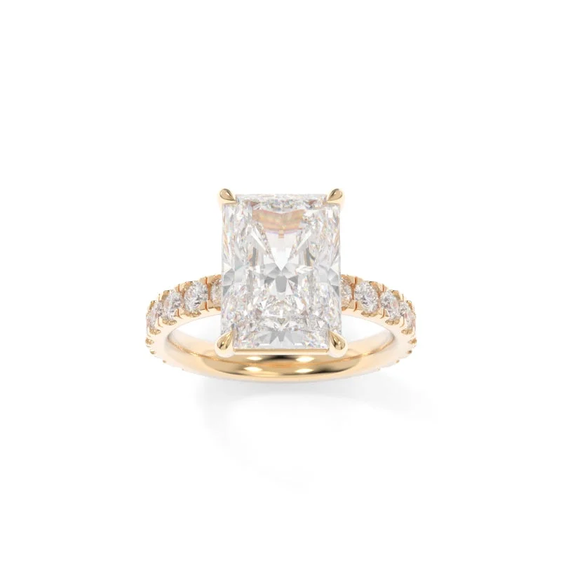 Men's Topaz Engagement Rings in 10K Gold with a Channel - Set Diamond BandSinclair Ring Radiant