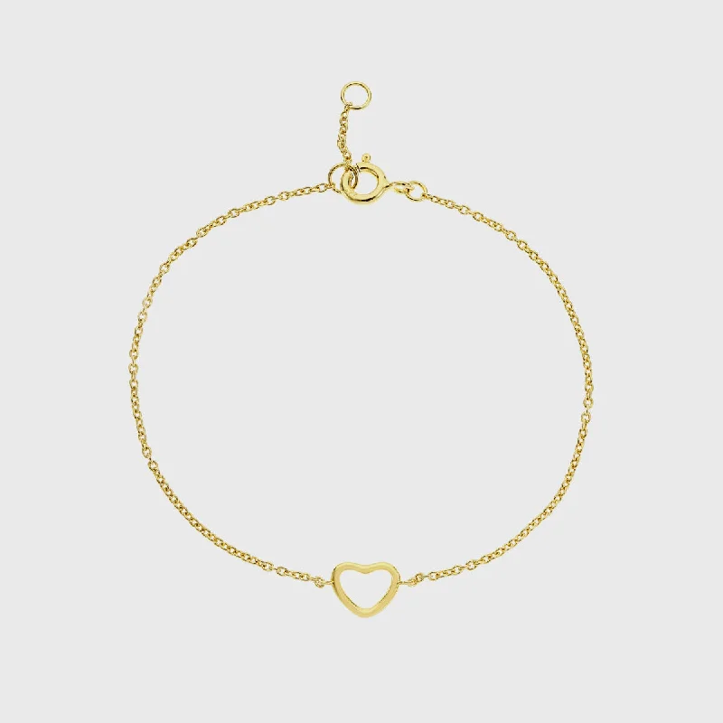 Unisex Bangle Bracelets with Abstract Artwork for a Unique StatementVerona Gold Vermeil Love Heart Bracelet