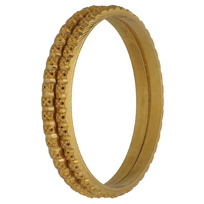 Bangle Bracelets with Celtic Knotwork for a Symbolic and Stylish Look22ct Gold Set of Bangles