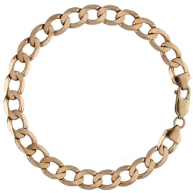 Bangle Sets with Mix - and - Match Patterns for a Versatile Accessory9ct Gold Curb Bracelet