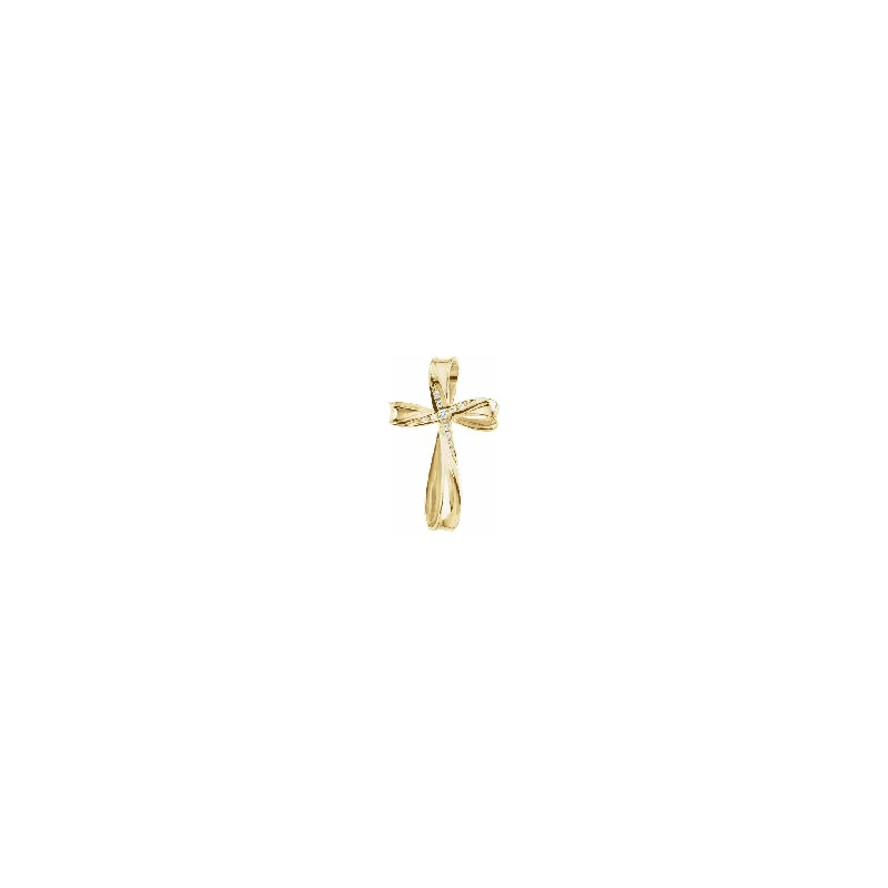 Mother - of - Pearl Inlaid Seahorse Pendant for Beach LoversDiamond Streamline Infinity Cross Pendant (14K)